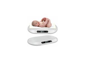 0759224101146 - Gojoy - 20KG Elektronische Babywaage Weiß Baby Waagen Digitalanzeige Kinderwaage LCD-Display Haustierwaage Neugeborene Baby Scales