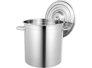 0759224102396 - Gojoy - Kochtopf Groß Suppentopf Edelstahl Nudeltopf 35L Cooking Pot mit Deckel Durchmesser 36 cm Dicke 12 mm