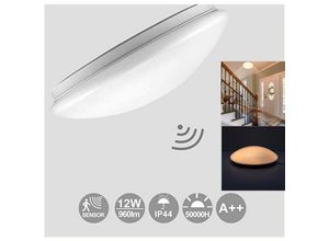 0759426226715 - Hengda - led Deckenleuchte Sternenlicht 50W 4500LM Kaltweiss Flimmerfrei Deckenlampe fuer Schlafzimmer Buero Esszimmer Wohnzimmerlampe Šµ45cm 6000K