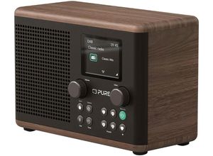 0759454301330 - PURE Digitalradio (DAB+) Classic H4 Radios schwarz (schwarz walnuss)