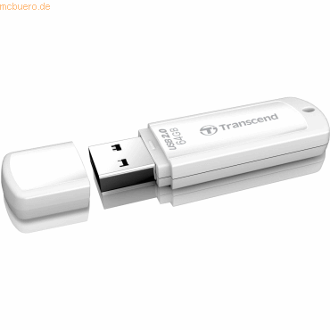 0760557821977 - JetFlash 370 - USB-Flash-Laufwerk - 64 GB - USB 20 - weiß