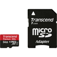 0760557825722 - TS64GUSDU1 microSDXC         64GB Class 10 UHS-I 400x + SD Adapter TS64GUSDU1 0760557825722