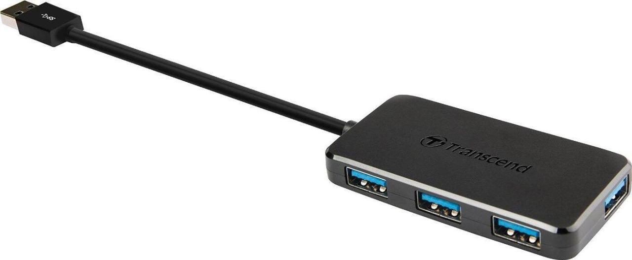 0760557831709 - TS-HUB2K - USB 30 4 Port Hub 4x USB-A Anschlusskabel schwarz