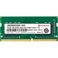 0760557845720 - JetRAM Laptop-Arbeitsspeicher Modul DDR4 16 GB 1 x 16 GB Non-ECC 2666 MHz 260pin SO-DIMM CL19 JM2666HSB-16G