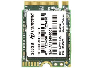 0760557850366 - MTE370T 256 GB Interne M2 PCIe NVMe SSD 2230 PCIe NVMe 30 x4 Industrial TS256GMTE370T