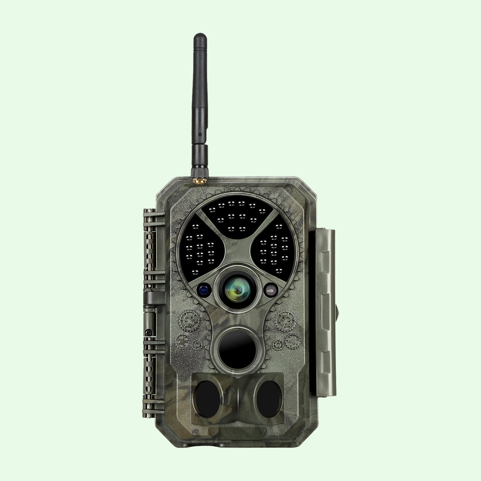 0760701993727 - Wildkamera Wlan Fotofalle Jagdkamera Wildtierkamera 48MP 1296P 01s Schnelle Trigger Geschwindigkeit Nachtsicht Bewegungsmelder 120°PIR IP66 Wasserdichter | A350W Grün