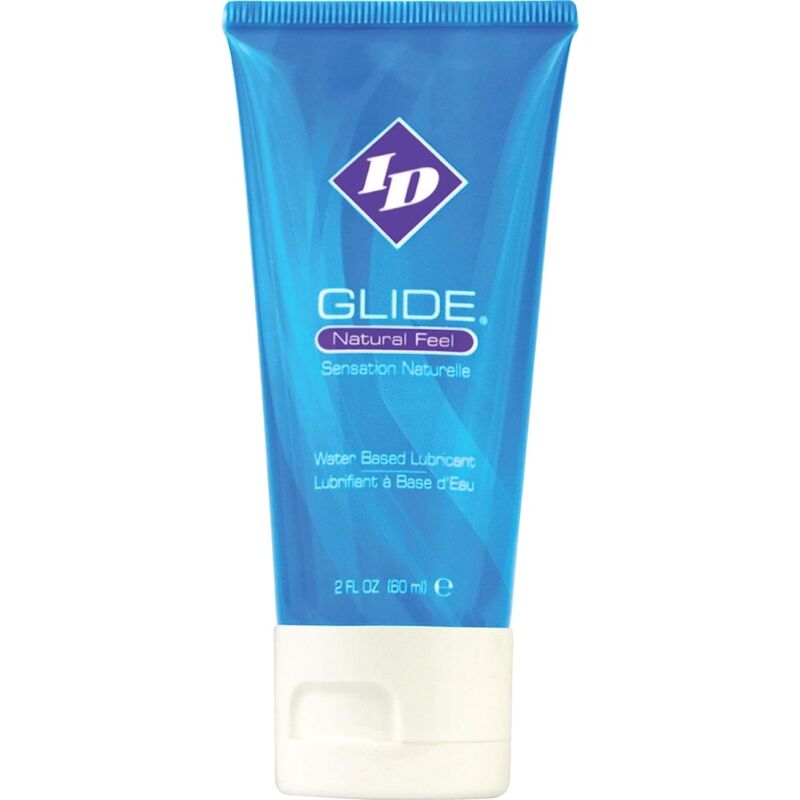 0761236103025 - ID GLIDE - SCHMIERMITTEL AUF WASSERBASIS ULTRA LANGLEBIGE REISE TUBE 60 ML