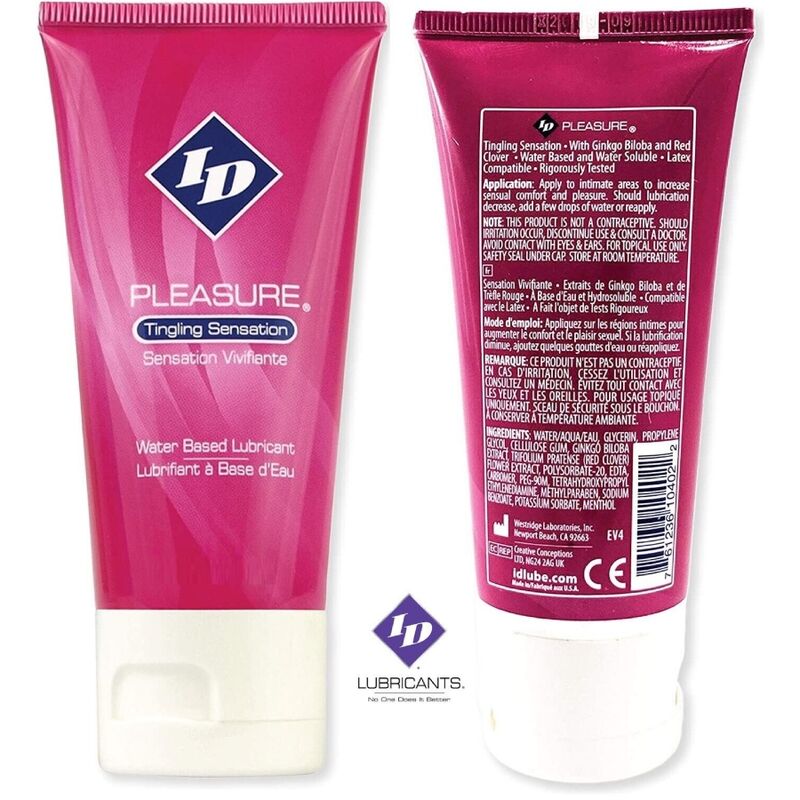 0761236104022 - - WASSERBASIERTES SCHMIERMITTEL TINGING SENSATION TRAVEL TUBE 60 ML