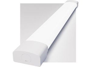 0761426186555 - Led Feuchtraumleuchte 120cm 5000K Kalteweiß 36W 3960LM Deckenleuchte Röhre in Reihenschaltung IP65 Wasserdicht Feuchtraumlampe für Werkstatt Keller