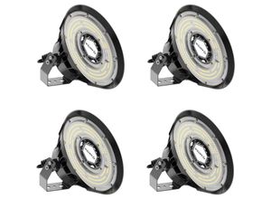 0761426186593 - - led Hallenstrahler 150W Kaltweiß 5000K 22500lm 120°Abstrahlwinkel ufo Highbay Industrielampe IP65 Hallenbeleuchtung für Gewerbliche