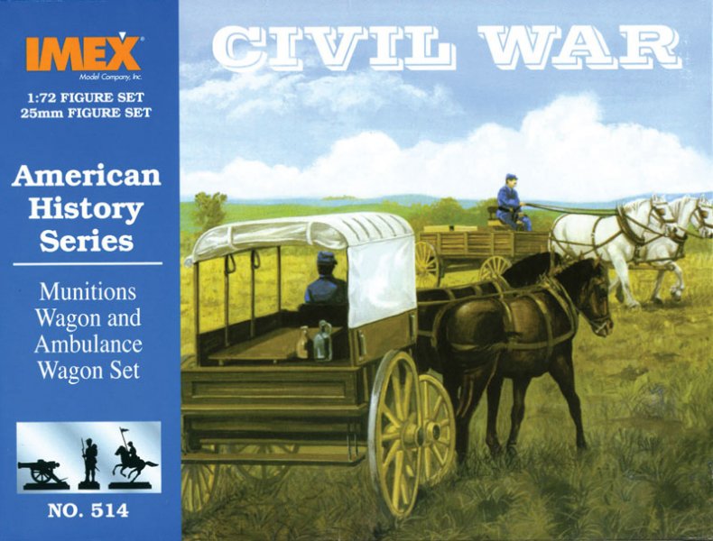 0761963005142 - Imex 940514 - 1 72 Amerikanische GeschichteMunitions- und Sanitätswagen