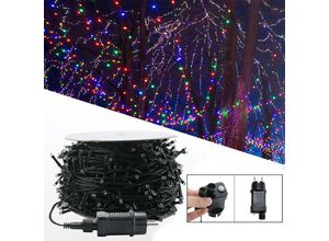 0763341445502 - 30m 300 led Lichterkette Außen Innen Dekoration für Weihnachten Ostern Halloween Hochzeit Party mit 8 Leuchtmodi Wasserdicht IP44 (30m 300LED