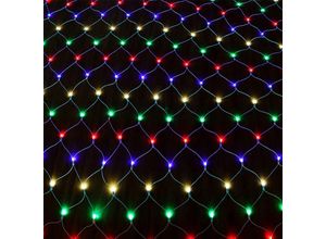 0763341659671 - Led Lichternetz 6x2m 280LED Vorhang Lichter Netz Beleuchtung Deko Weihnachten Net lights Außen und Innen Garten Hochzeit Party oder Stimmung