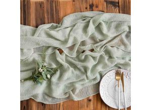 0763527802952 - Sinbinta - Tischläufer 90x300 cm Boho Käsetuch Tischläufer Halbdurchsichtiger Dekostoff Käsetuch Tischläufer für Babyparty Geburtstagsparty 0763527802952 - Sinbinta - Tischläufer 90x300 cm Boho Käsetuch Tischläufer Halbdurchsichtiger Dekostoff Käsetuch Tischläufer für Babyparty Geburtstagsparty