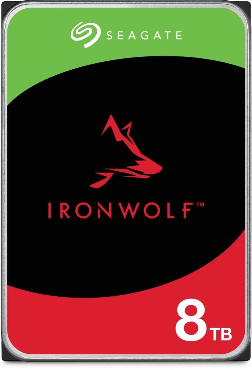 0763649079409 - IronWolf ST8000VN002 - hard drive - 8 TB - SATA 6Gb s ST8000VN002 - Festplatten - 8TB - 35 - SATA-600 - 256MB cache