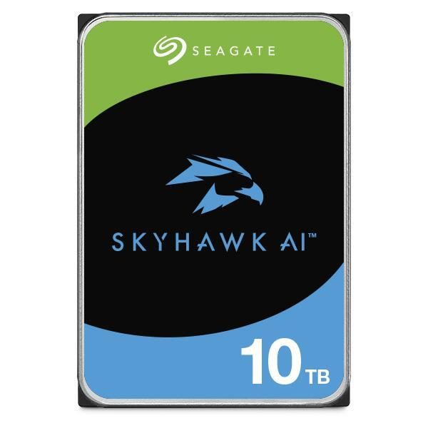 0763649150474 - SEAGATE interne HDD-Festplatte SkyHawk 10TB Festplatten Gr 10000 GB schwarz (bunt)