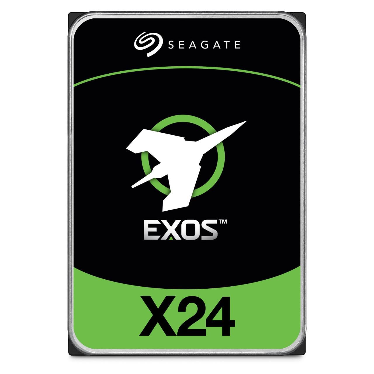 0763649174883 - SEAGATE interne HDD-Festplatte Exos X24 24TB Festplatten Gr 24000 GB schwarz (silber schwarz)