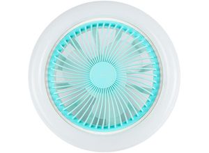 0763755548172 - Kkmoon - Lampe ventilateur pour tête de lampe et plafond bleu