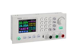 0763755555705 - Kkmoon - RD6024-W 24 a 12 v 36 v 48 v 60 v Einstellbare digitale Abwärtsstromversorgung mit konstanter Spannung 24-Zoll-Farbdisplay Datenspeicherung