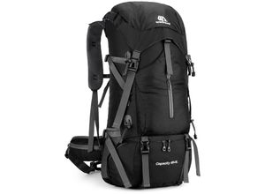 0763755581209 - 70L Wanderrucksack wasserabweisend Kletter-Camping-Rucksack Reiserucksack mit Regenschutz