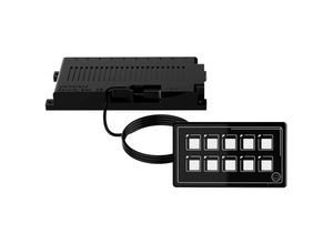 0763755582459 - Auto Universal 10P Membran-Kontrollschalter-Panel mit Hintergrundbeleuchtungsmodul LED-Touch elektronisches Zubehör USB-Kabel integriertes pptc