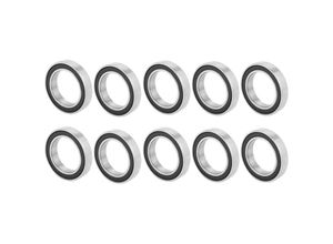 0763755607053 - Kkmoon - 10 Stück 6803-2RS Rillengummilager (17 mm x 26 mm x 5 mm)