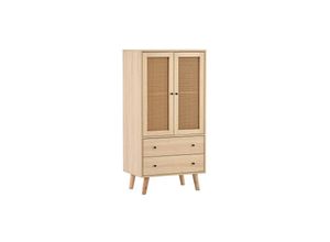 0764769938478 - - Soges Sideboard-Kommode mit Türen und Schubladen großer Stauraum 60 cm breit