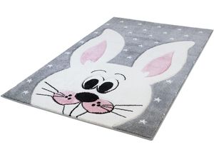 0764831572463 - Kinderteppich CARPET CITY Bueno Kids 1414 Teppiche Gr B L 160 cm x 230 cm 13 mm 1 St grau Kinder Kinderzimmerteppiche