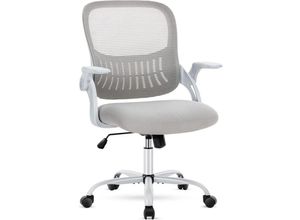 0765053383141 - Bürostuhl Chefsessel Schreibtischstuhl Stuhl Office Chair Drehstuhl Verstellbarer Lordosenstütze Armlehne Höhenverstellung 110 kg Computerstuhl