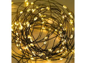 0765351569544 - Aufun - 100M led Lichterkette aus Kupferdraht 1000 LEDs 8 Modi Wasserdicht IP44 mit Stecker und Fernbedienung Timer ideal für Weihnachtsdeko