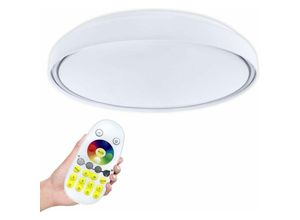 0765351877687 - Froadp - 60W Deckenlampe Dimmbar rgb led Deckenleuchte mit Fernbedienung Ø50cm Rund Energiespar Deckenleuchten IP44 Wasserdicht Lampe für Badezimmer