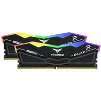 0765441664173 - T-Force Delta RGB DDR5-6000 - 64GB - CL38 - Dual Channel (2 pcs) - AMD EXPO & Intel XMP - Schwarz mit RGB