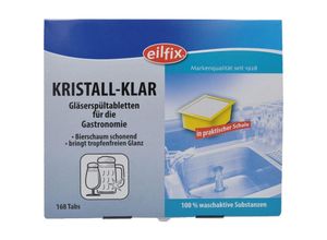 0765588915800 - Glasreiniger tabletten Glasreiniger tabs Gläserspültabletten - Kristall-Klar für Gastronomie