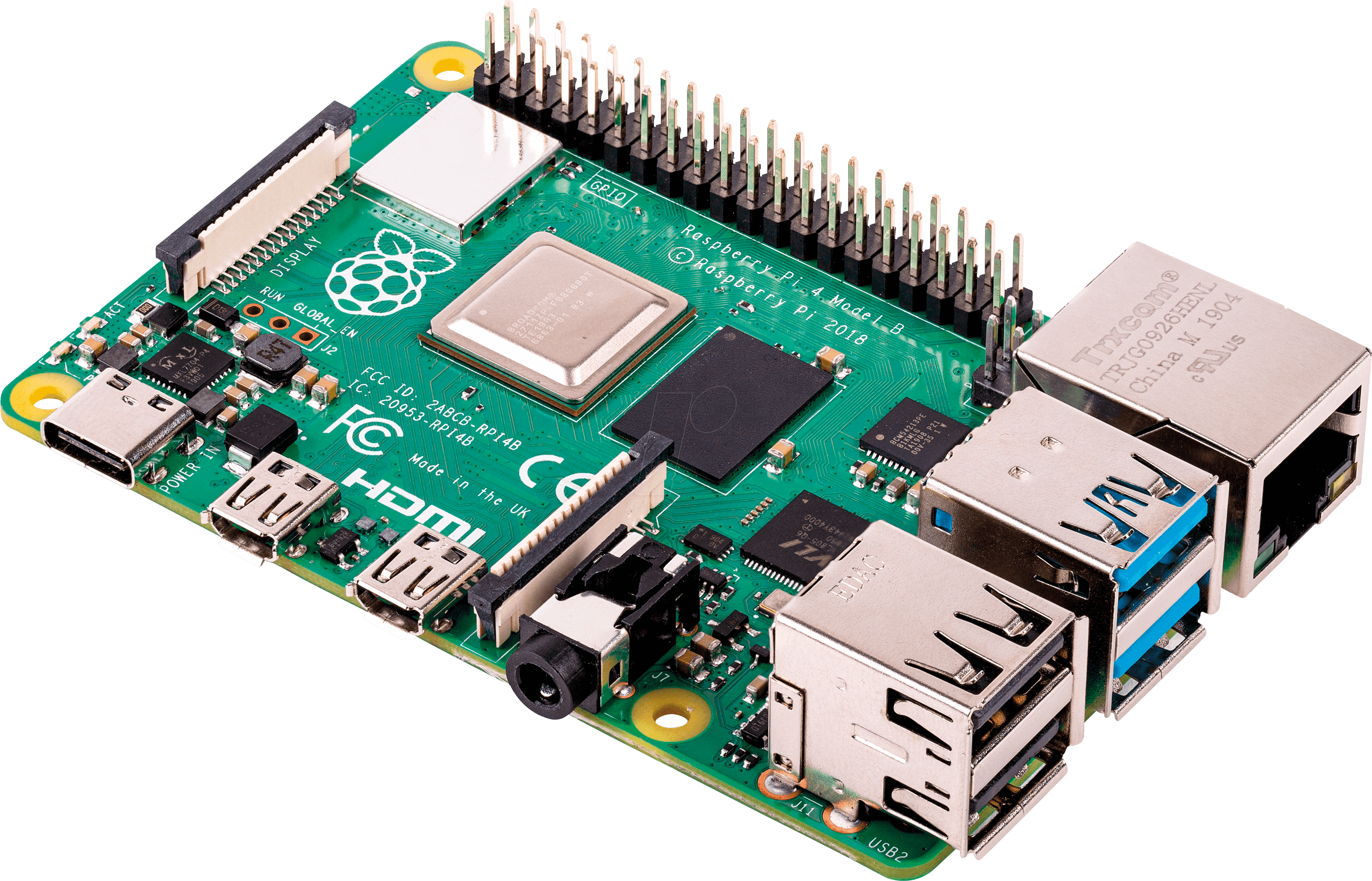 0765756931168 - Raspberry Pi® 4 B 1 GB 4 x 15 GHz Raspberry Pi®