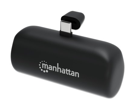 0766623102612 - MANHATTAN PD Powerbank 5000 mAh mit integriertem USB-C-Stecker 20 W