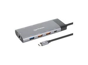 0766623130714 - USB-C Dock Hub Ports (x10) Ethernet HDMI (x2 8k) USB-A (x5) and USB-C (x2) With Power Delivery (100W) to USB-C Port (Note additional USB-C wall charger and USB-C cable needed) USB 32 Gen 2 All Ports can be used at the same time 