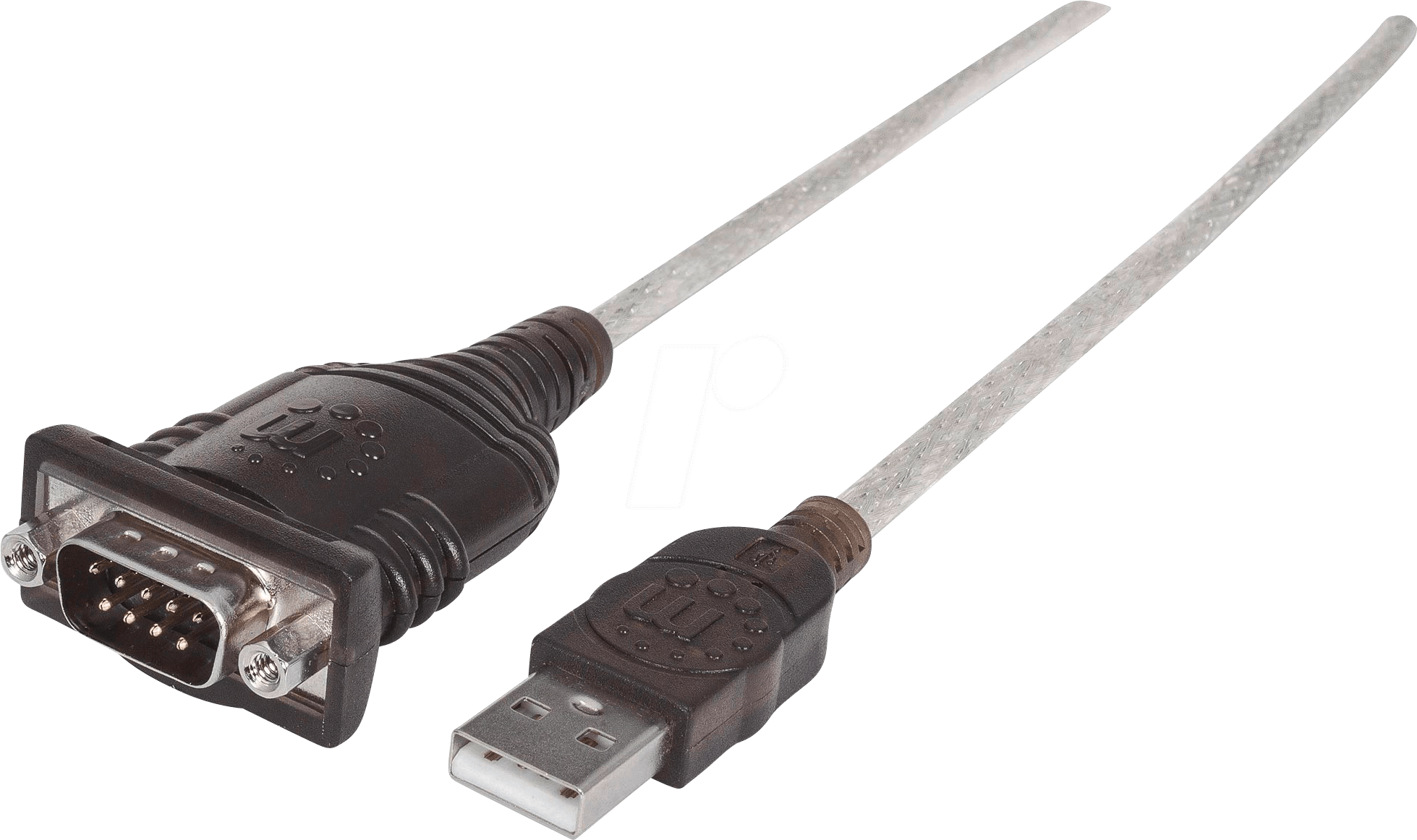 0766623151856 - USB 11 Adapter [1x USB 11 Stecker A - 1x D-SUB-Stecker 9pol] 151856 cavo seriale Argento 045 m USB A Serial COM RS232 DB9 (USB-A T