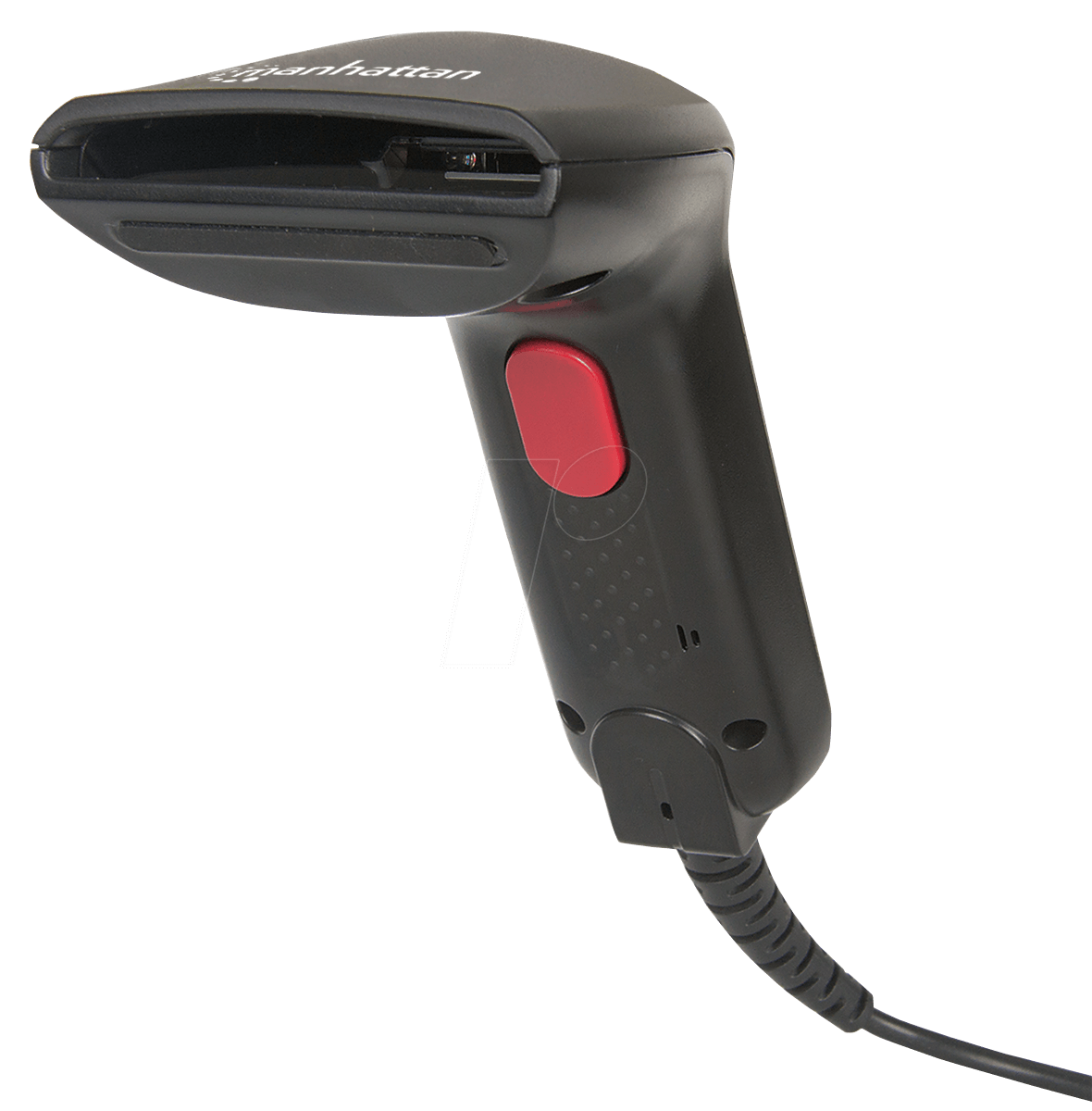 0766623178488 - Manhattan Contact CCD Handheld Barcode Scanner USB 60mm Scan Width Cable 152cm Max Ambient Light 5000 lux (sunlight) Black Three Year Warranty Box - Barcode-Scanner