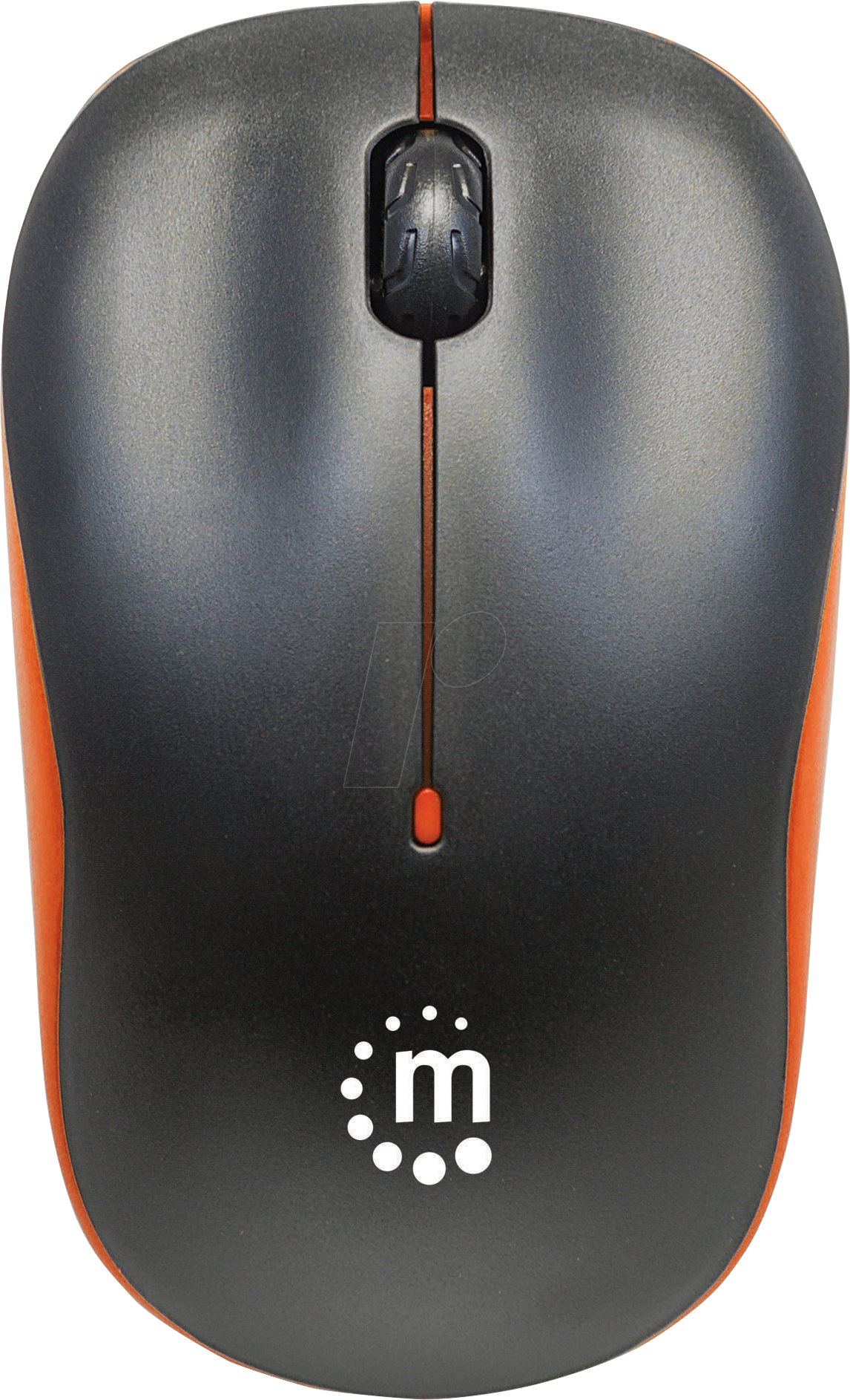 0766623179409 - Success Wireless Mouse Black Orange 1000dpi 24Ghz (up to 10m) USB Optical Three Button with Scroll Wheel USB micro receiver AA battery (included) Low friction base Three Year Warranty Blister - Maus - RF - Schwarz Orange