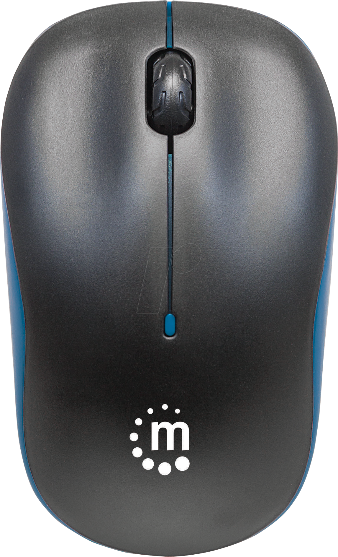 0766623179416 - Success Wireless Mouse Black Blue 1000dpi 24Ghz (up to 10m) USB Optical Three Button with Scroll Wheel USB micro receiver AA battery (included) Low friction base Three Year Warranty Blister - Maus - RF - Schwarz Blau