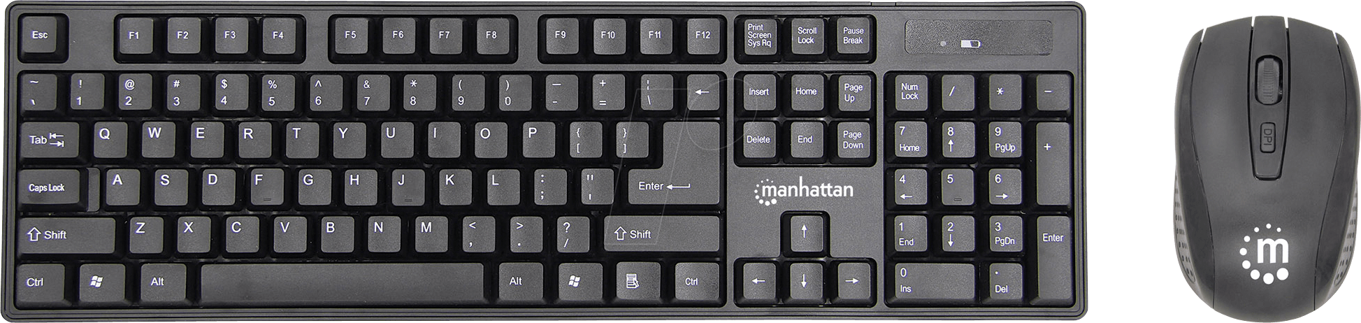 0766623179492 - - Tastatur-und-Maus-Set - kabellos - 24 GHz - QWERTZ - Deutsch