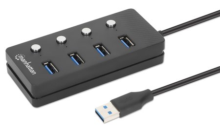 0766623180887 - MANHATTAN 4-Port USB 30 Typ-A Hub