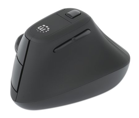 0766623190336 - MANHATTAN Vertikale Ergonomische Kabellose USB-Maus