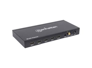 0766623207881 - 1080p 4-Port HDMI Multiviewer Switch Switch with Four Inputs on One Display Video Bandwidth Amplifier Remote Control Black Three Year Warranty Box - Video Audio-Schalter - 4 Anschlüsse