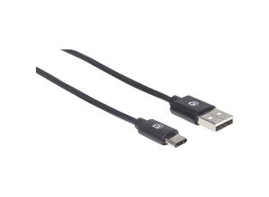 0766623354936 - USB-C to USB-A Cable 3m Male to Male 480 Mbps (USB 20) Hi-Speed USB Black Lifetime Warranty Polybag - USB Typ-C-Kabel - USB-C zu USB - 3 m