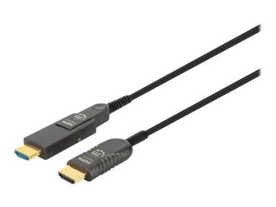 0766623355537 - MANHATTAN Aktives optisches High Speed HDMI-Glasfaserkabel mit abnehmbarem Stecker 50 m