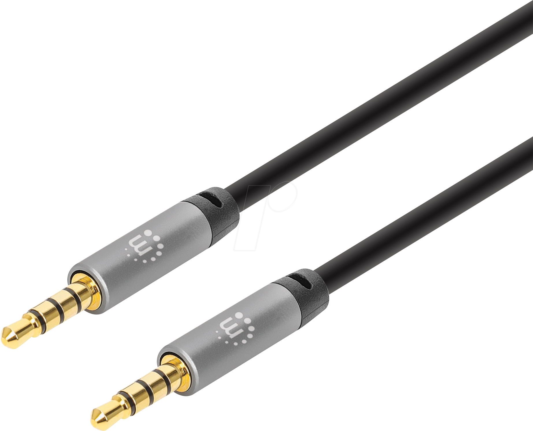 0766623355988 - Audiokabel Aux 2x 35mm Klinke Stecker 1m 355988