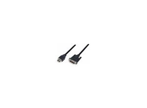 0766623372510 - Hdmi auf DVI-Kabel HDMI-Stecker auf dvi-d 24+1 Stecker Dual Link 3 m schwarz - Manhattan