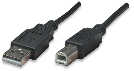 0766623374507 - USB-Kabel USB 20 USB-A Stecker USB-B Stecker 050 m Schwarz Folienschirm UL-zertifizier 0766623374507 - USB-Kabel USB 20 USB-A Stecker USB-B Stecker 050 m Schwarz Folienschirm UL-zertifizier