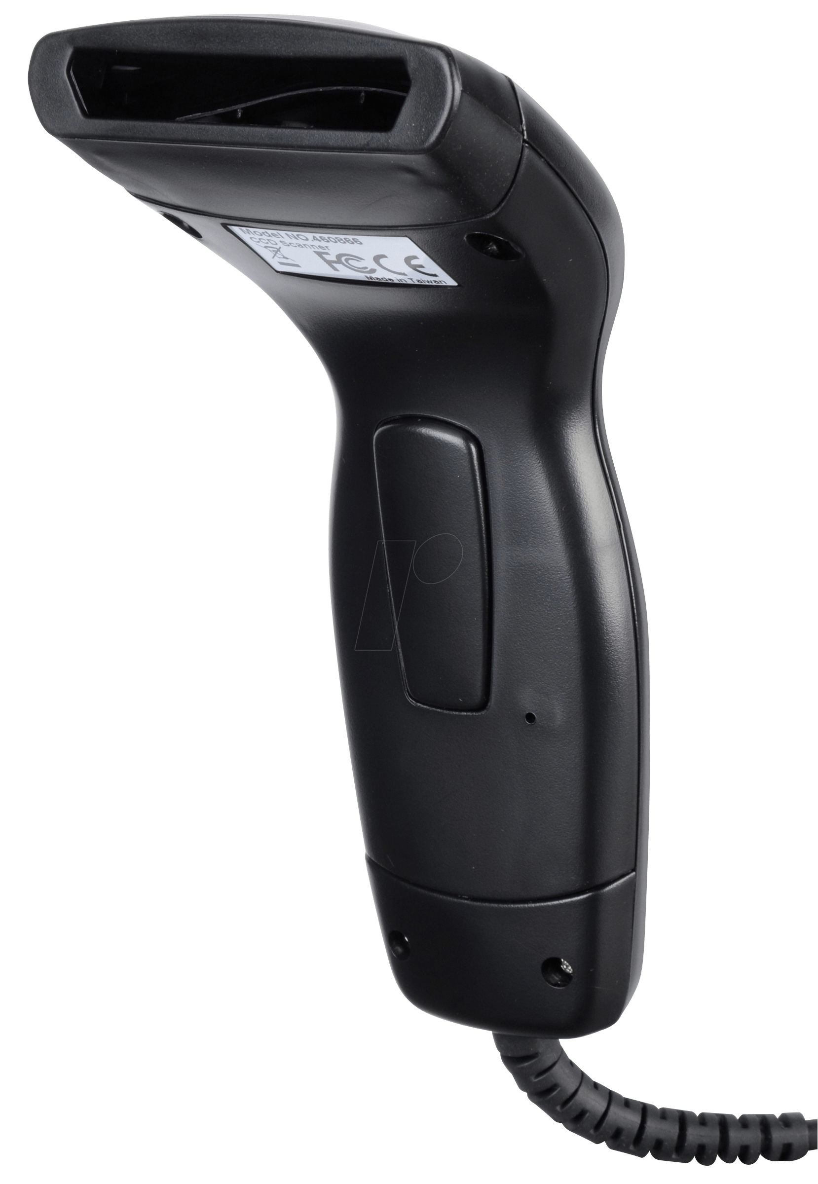 0766623460866 - Contact CCD Handheld Barcode Scanner USB 55mm Scan Width Cable 150cm Max Ambient Light 50000 lux (sunlight) Black Three Year Warranty Box - Barcode-Scanner